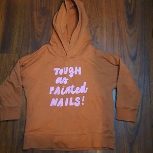 Cotton on youth girls hoodie orange red